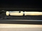 STIPULA,”CASTONI” White Limited Ed,FP,14K Gold Nib,”M”No.A3589,Italy 🇮🇹 — photo 5