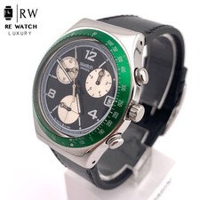 Orologio Cronografo Swatch AG 2005 Nero/Verde