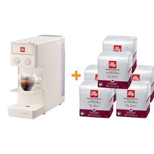 Illy Y3.3 Iperespresso Macchina per Caffè con Capsule - Bianca +216 capsule