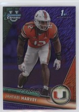 2023 Bowman U Chrome Purple Shimmer Refractor Jahfari Harvey #25 1b8v
