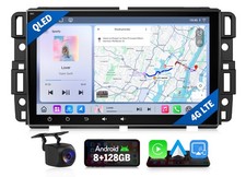 8" Android Auto 13 Estéreo Coche 8+128 Inalámbrico CarPlay Para Tahoe Yukon Suburban BT