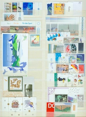 Bund, BRD Jahrgang 1990 - 1999, postfrisch **, zur Auswahl