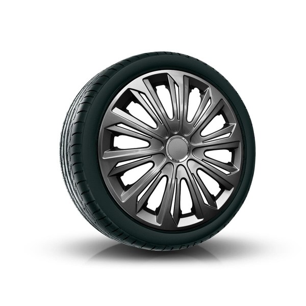 "Radkappe Rad Zierblende Auto Radkappen 4× NRM Strong 14\" Graphit"-image