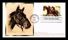 DR JIM STAMPS US COVER SEABISCUIT RACE HORSE POSTAL STATIONERY FIRST DAY ISSUE