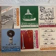 Porsche 356 Registry Magazine – Complete Volume 4 (1977-1978) – 6 Issues Vintage