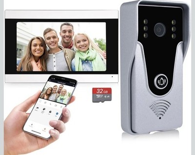 AMOCAM Wireless Video Doorbell Intercom with Monitor System, WiFi Video Intercom