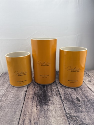 Bahia Millenium Tony Borhani Tito Ceramic Cigar Empty Jar Set Of 3 - Picture 5 of 11