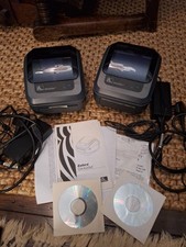 Job Lot- Zebra GK420d Thermal Label Printer X2 With Manuals