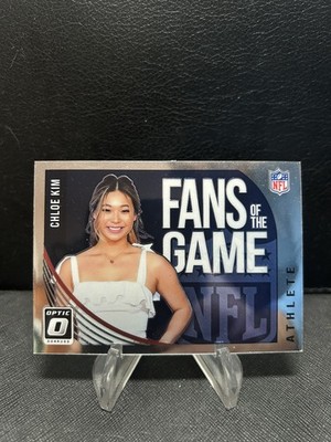 2018 Donruss Optic Chloe Kim #FAN-CK Fans of the Game
