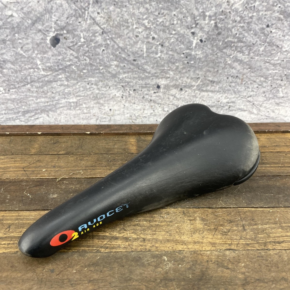 AVOSET AIR 40R Chromoly サドル Vintage Avocet O2 Air 40R Saddle Titanium Rails Made in Italy 215g