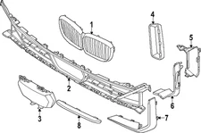Genuine BMW Chrome Strip 51115a20604