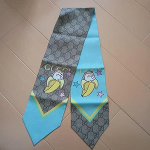 Foulard ruban cou Gucci Gg Bananya collaboration limitée