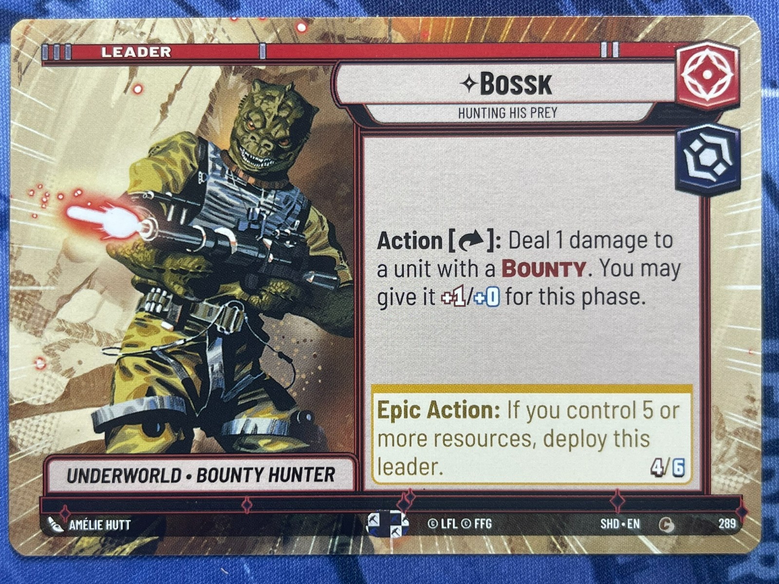 Star Wars Unlimited - Bossk Hyperspace 289