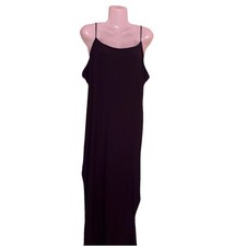 Maxi Dress With Elastic Straps And Split On The Side Rue21 3x