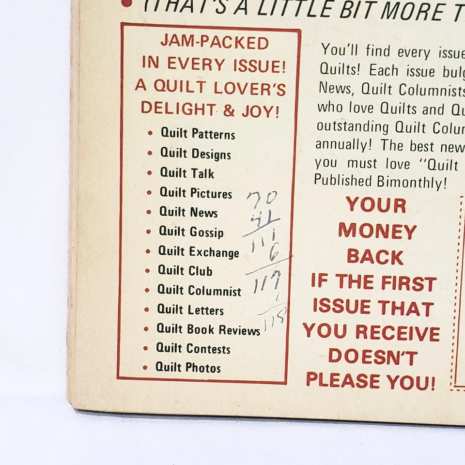 Quilt World Magazine June 1979 Garden Blocks Love Baltimore Bachelors Puzzle - Image 3 of 4