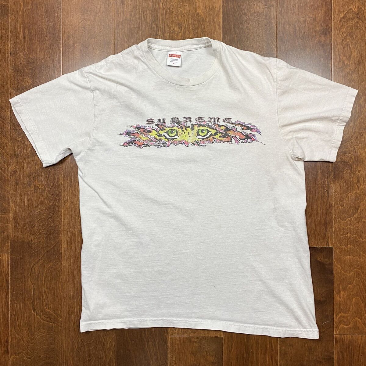 SUPREME Eyes Tee Short Sleeve White T Shirt SS22 Size Medium SUPREME Eyes Tee Short Sleeve White T Shirt SS22 Size Medium