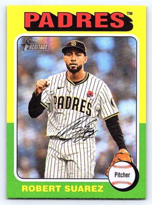 ROBERT SUAREZ  PADRES    2024 TOPPS HERITAGE HIGH SERIES #714   SP