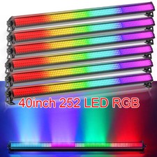 6PCS Alu 252 LED RGB Wall Wash Light Bar DMX DJ Party Disco Stage Club Lighting
