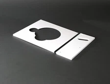 Platter + Tonearm Base for SME 3009 Tonearm for TD 125 & MK II White