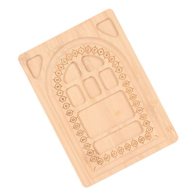 Bead Board Bamboo Bead Design Board Beading Tray For Bracelet Jewelry Making