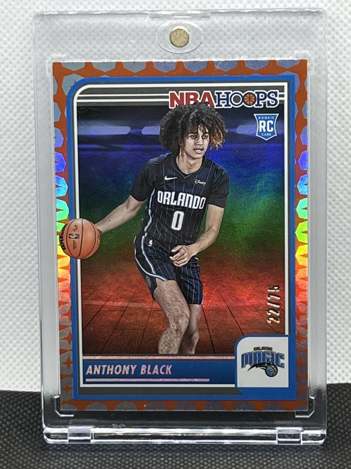 2023-24 Panini NBA Hoops Anthony Black #257 RC Rookie Gravity 22/75