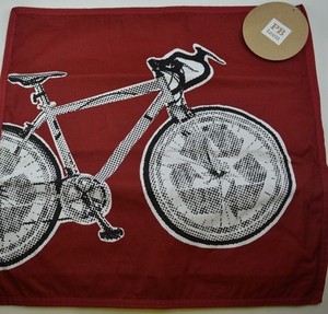 Pottery Barn Teen Bike Cool Factor Pillow Cover 18 Red Bicycle