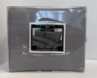 Amy Miller Home Queen 4 Piece Sheet Set Flint Gray Supersoft Microfiber New
