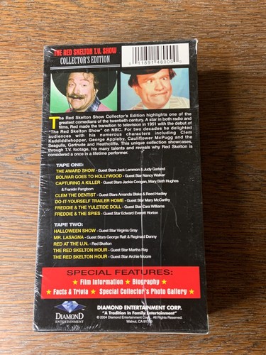 Red Skeleton Television Show Collector’s Edition 2 Pack VHS Video New Sealed - Picture 3 of 3