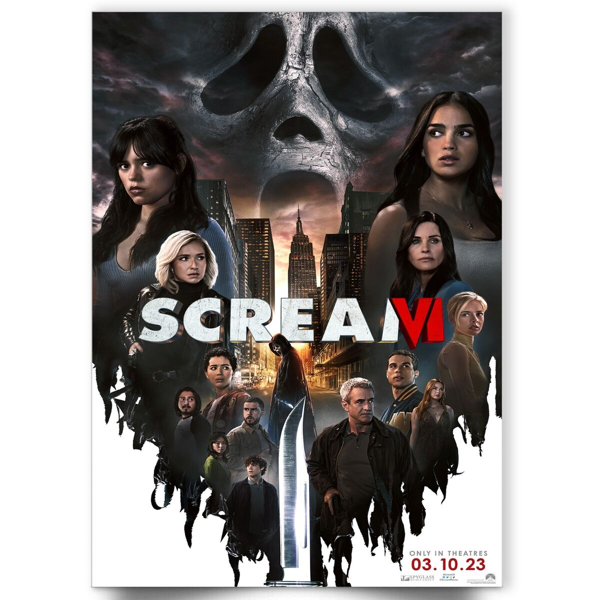 SCREAM VI poster in 2023  Scream movie, Scream movie poster, Terror movies