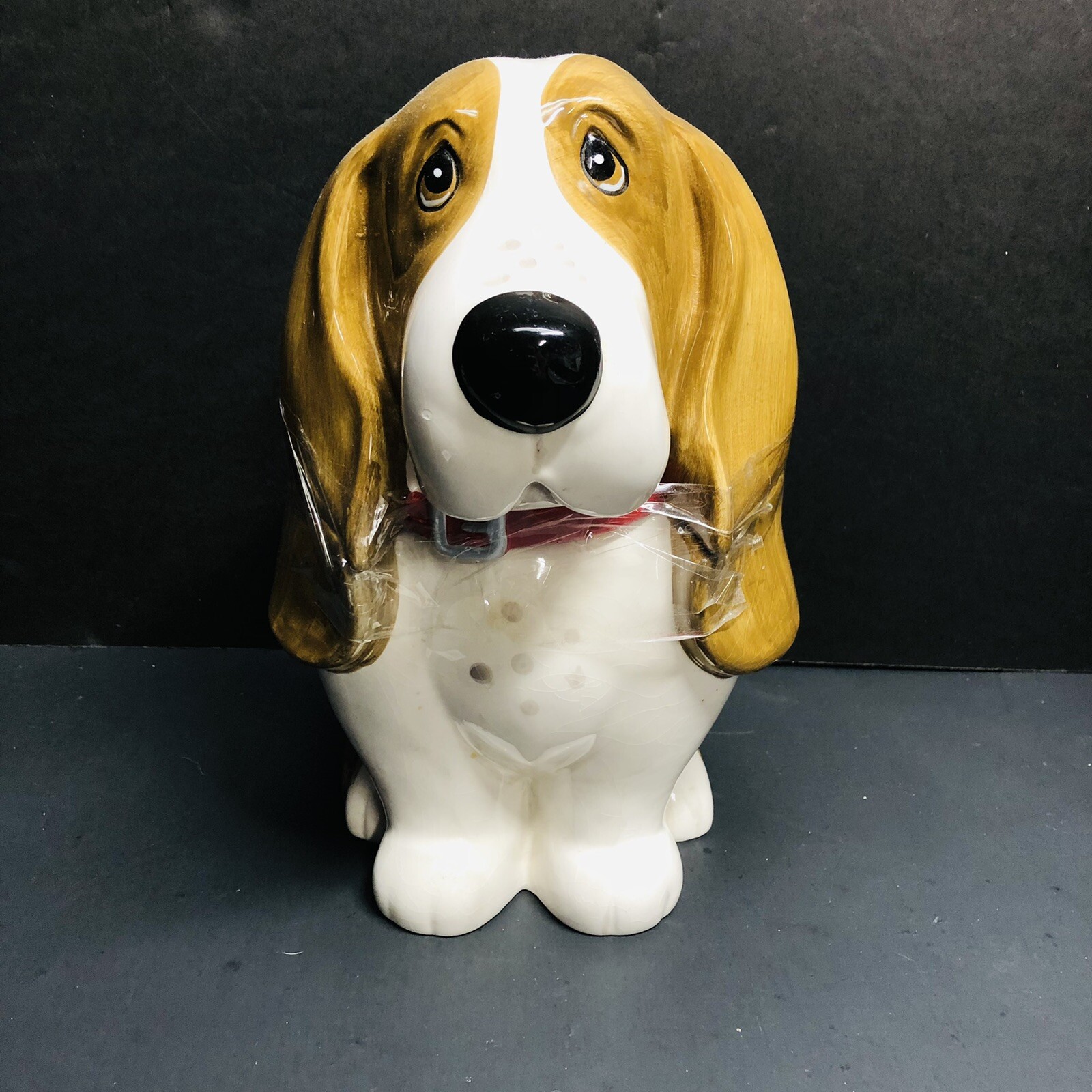 The Pioneer Woman Stoneware 11" Charlie the Basset Hound Cookie Jar