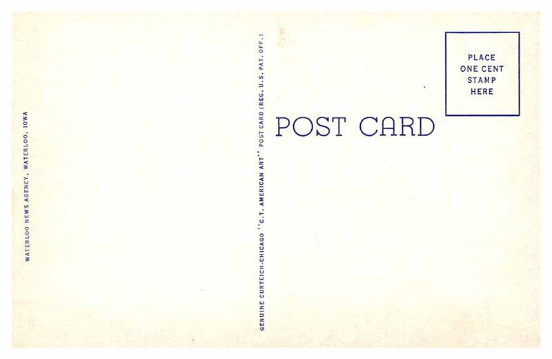 Postcard COURT HOUSE SCENE Waterloo Iowa IA 10/19 AP4735 eBay