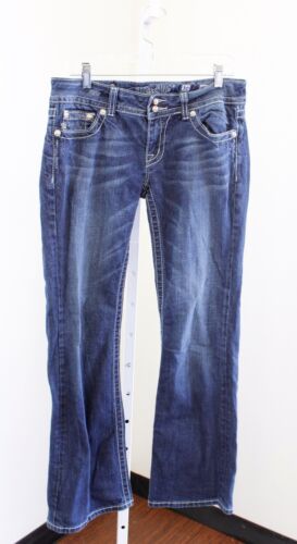 Pantalones de mezclilla Miss Me de estrás embellecidos bolsillo corte bota talla 30 - Imagen 2 de 11