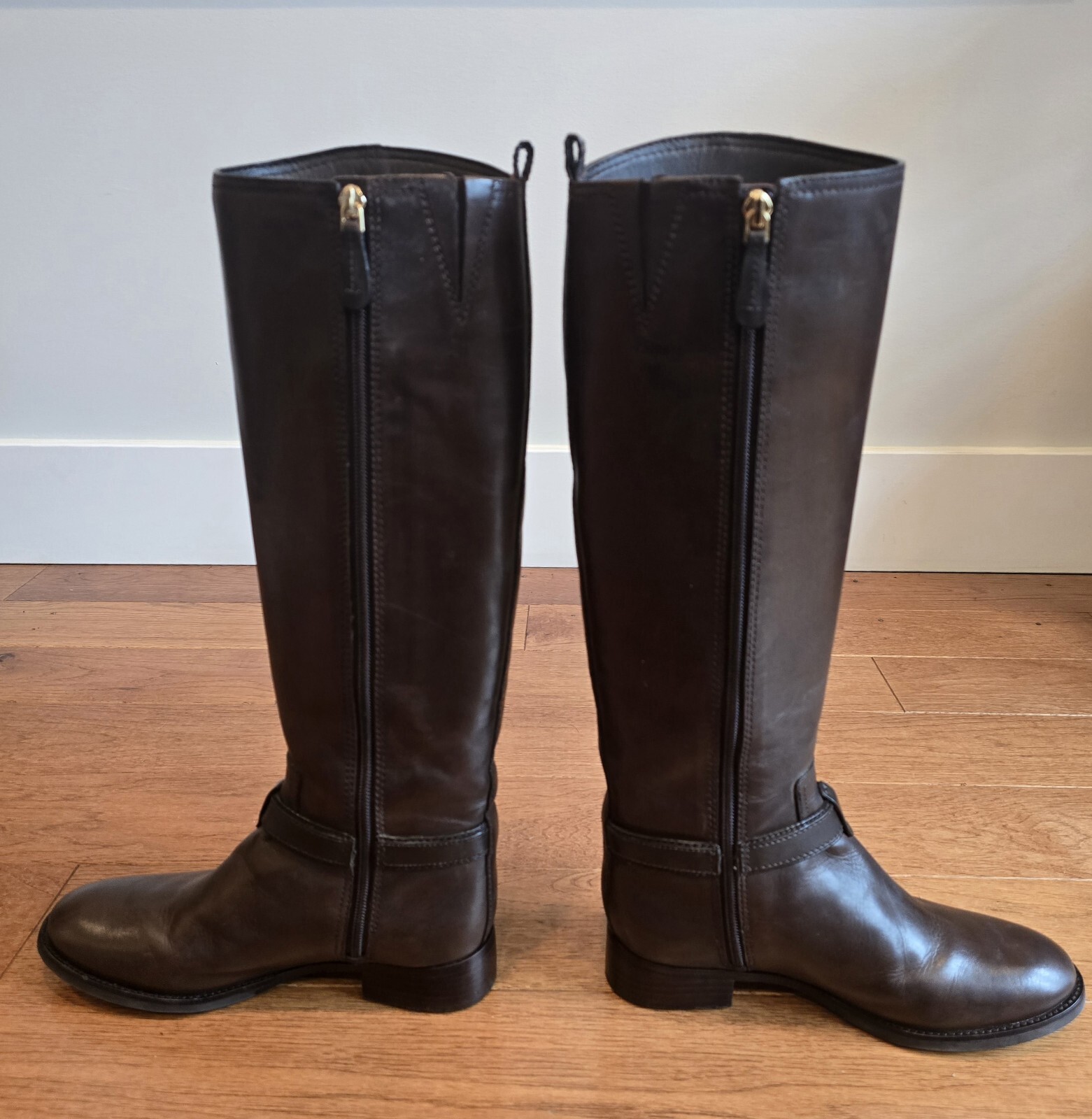 Tory Burch Women’s Donovan Brown Leather Tall Equestrian Riding Boots 6.5 M thumbnail 10