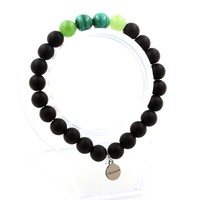 Mineralien Und Edelsteine. Armband Perlen Malachit Aus Dem Kongo + Peridot +