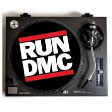RUN DMC Turntable Slipmat For Vinyl Records 12" DJ Slip Mat hip hop rap Technics