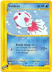 Pokemon Aquapolis  78/147 Goldeen Card