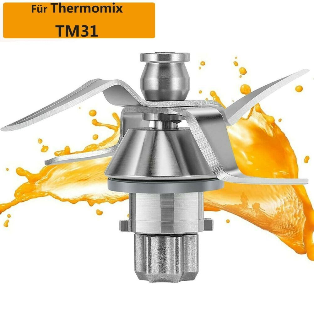 Vorwerk Thermomix TM31 Küchenmaschine Ersatz Messer Mixmesser Edelstahl De~~~