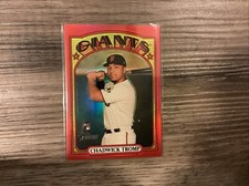 2021 Topps Heritage - #631 Chadwick Tromp (RC) Red Refractor/372 Giants