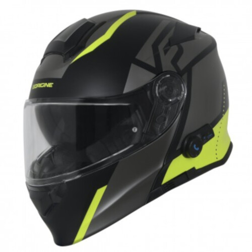 Casco Modulare Origine DELTA LEVEL Nero/giallo/fluo Opaco TG.L Bluetooth  Integr. | Acquisti Online su eBay