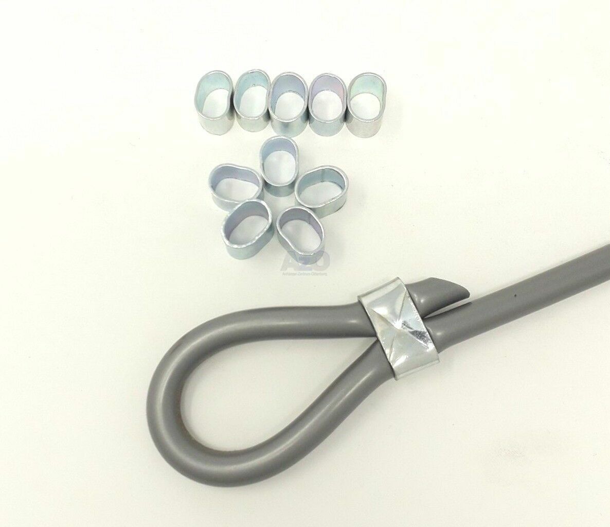 10 Stück 6mm Würgeklemmen Klemmen F. Expanderseil, Seil, Plane, Spanner - Foto 6