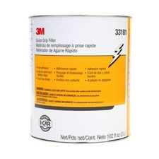 1 Gallon 3M Quick Grip Auto Body Filler Bonds Rapidly 33181 - Car Dent Repair