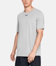 Under Armour Men's UA 2.0 Short Sleeve Locker Tee 1305775-025 True Gray Heather