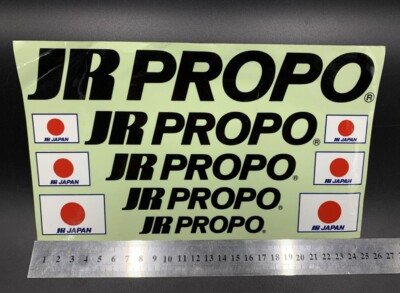 RC Model Fixed wing aircraft JR propo Remote control body Sticker Decal ...
