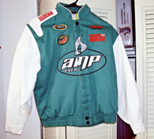 NASCAR JR Nation Dale Earnhardt Jr. AMP Energy Racing Button Up Jacket - L 14-16