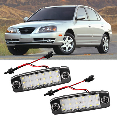 Passt für Hyundai Elantra III Stufenheck XD ab 04 LCI LED Kennzeichenbeleuchtung