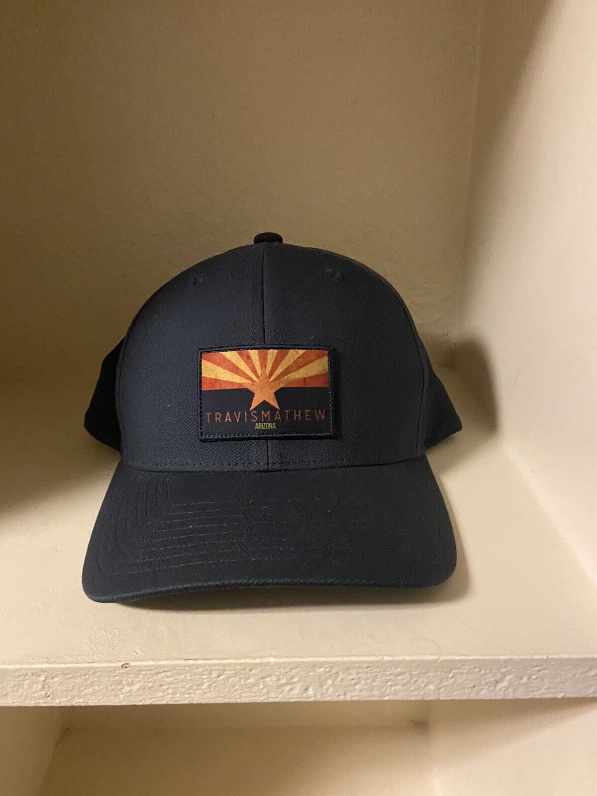 Travis Mathew Snapback Golf Hat Blue Navy Arizona