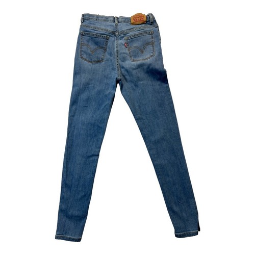 Levi's Girls 720 High Rise Super Skinny Jeans Size 14 Light Wash Stretch Youth - Picture 4 of 5