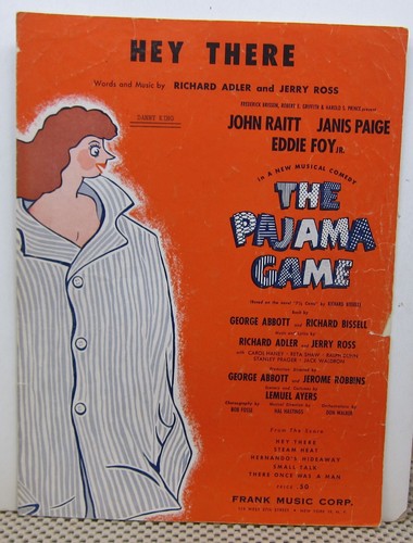 Hey There - Richard Adler & Jerry Ross - Sheet Music  1954