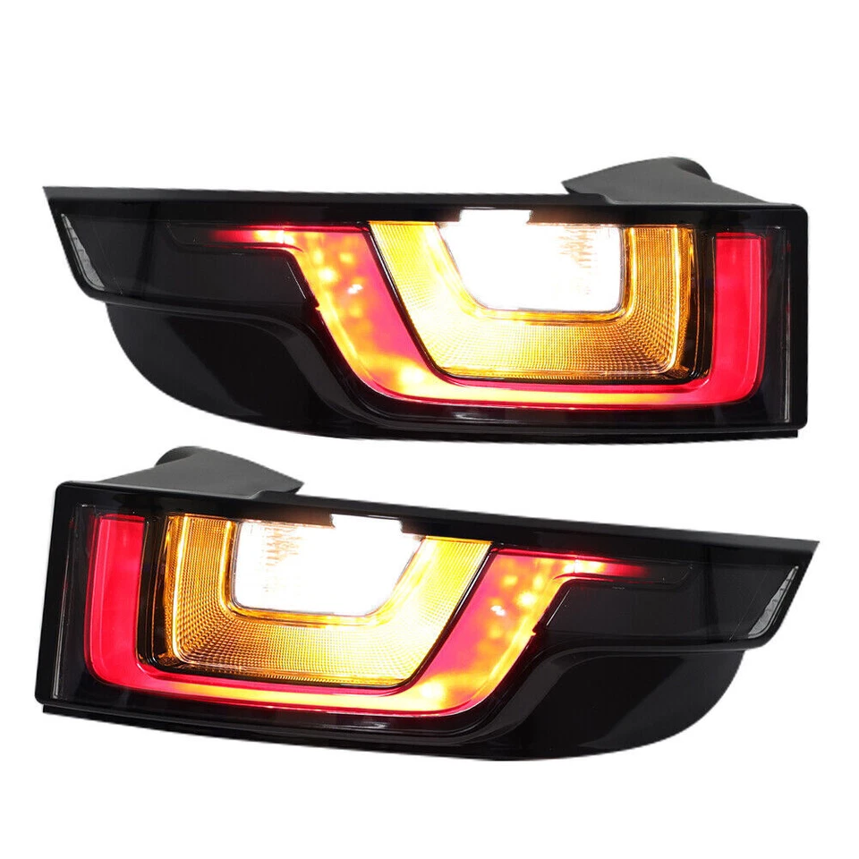 2Pcs For Land Rover Range Rover Evoque 2016-2019 LED Rear Tail Light Brake Lamp - Image 4 of 4