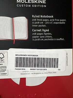 Supreme®/Moleskine® NotebookStyle: Red New FW24 | eBay Supreme®/Moleskine® NotebookStyle: Red New FW24 | eBay
